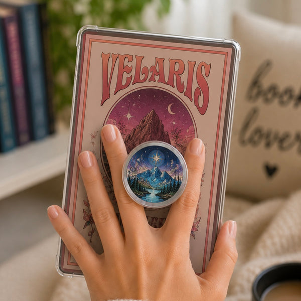 Kindle Accessory Bundle — Clear Case, Insert & Popsocket
