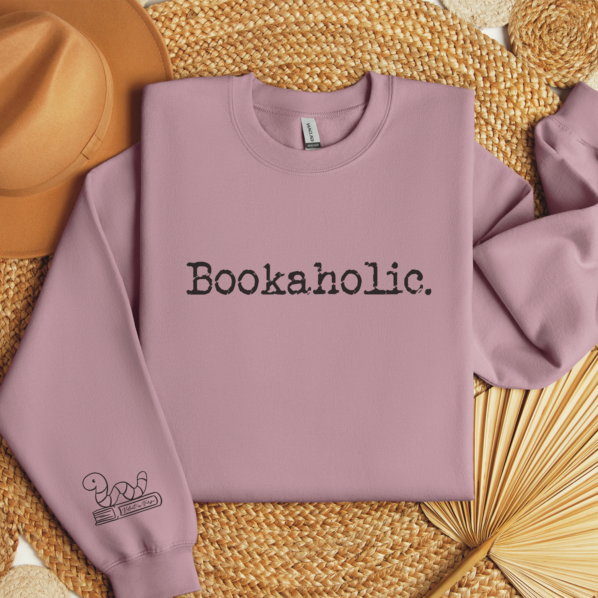 “Bookaholic” — Crewneck Sweatshirt