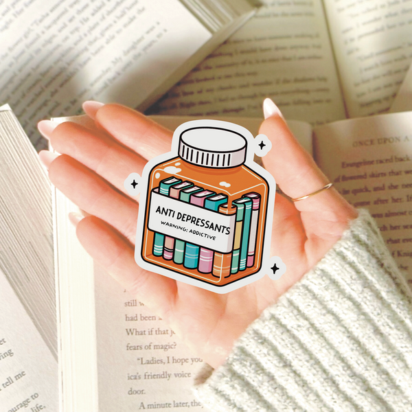 Bookish Vinyl Stickers — Wholesale (Packs of 9)
