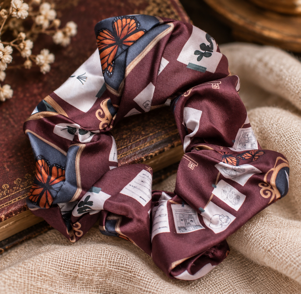 Bookish Satin Scrunchies