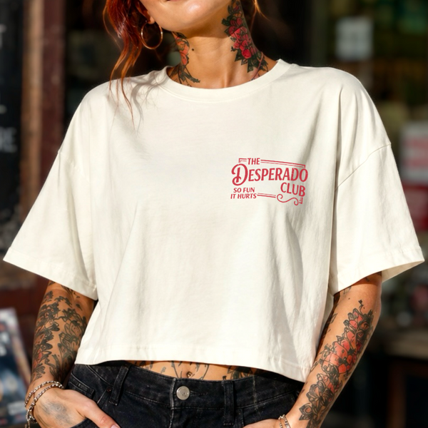 “Dirty Shirley” DCC Inspired Cropped Tee