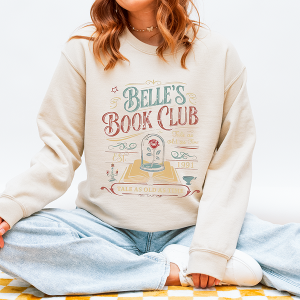 PREORDER “Belle’s Book Club” Nostalgic Crewneck Sweatshirt