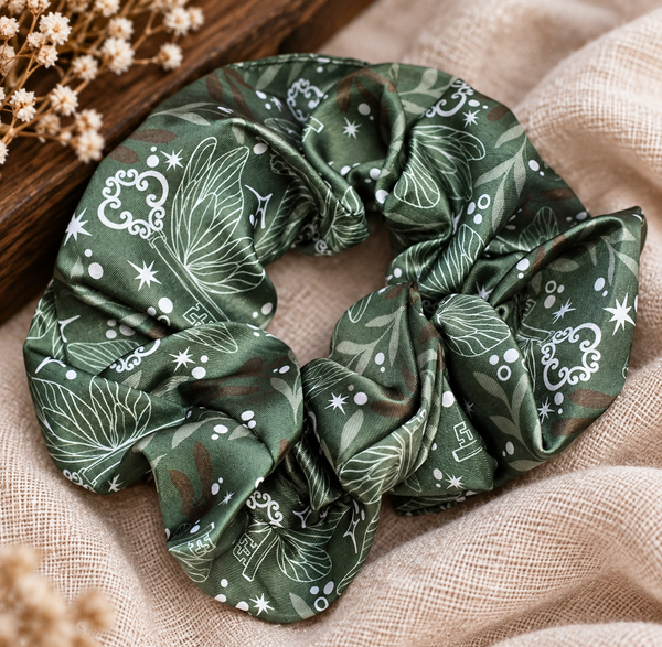 Bookish Satin Scrunchies