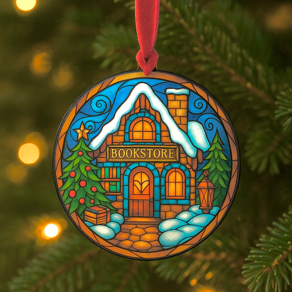 Stained Glass Style Ornament