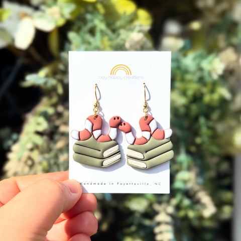 Signature Bookworm Earrings