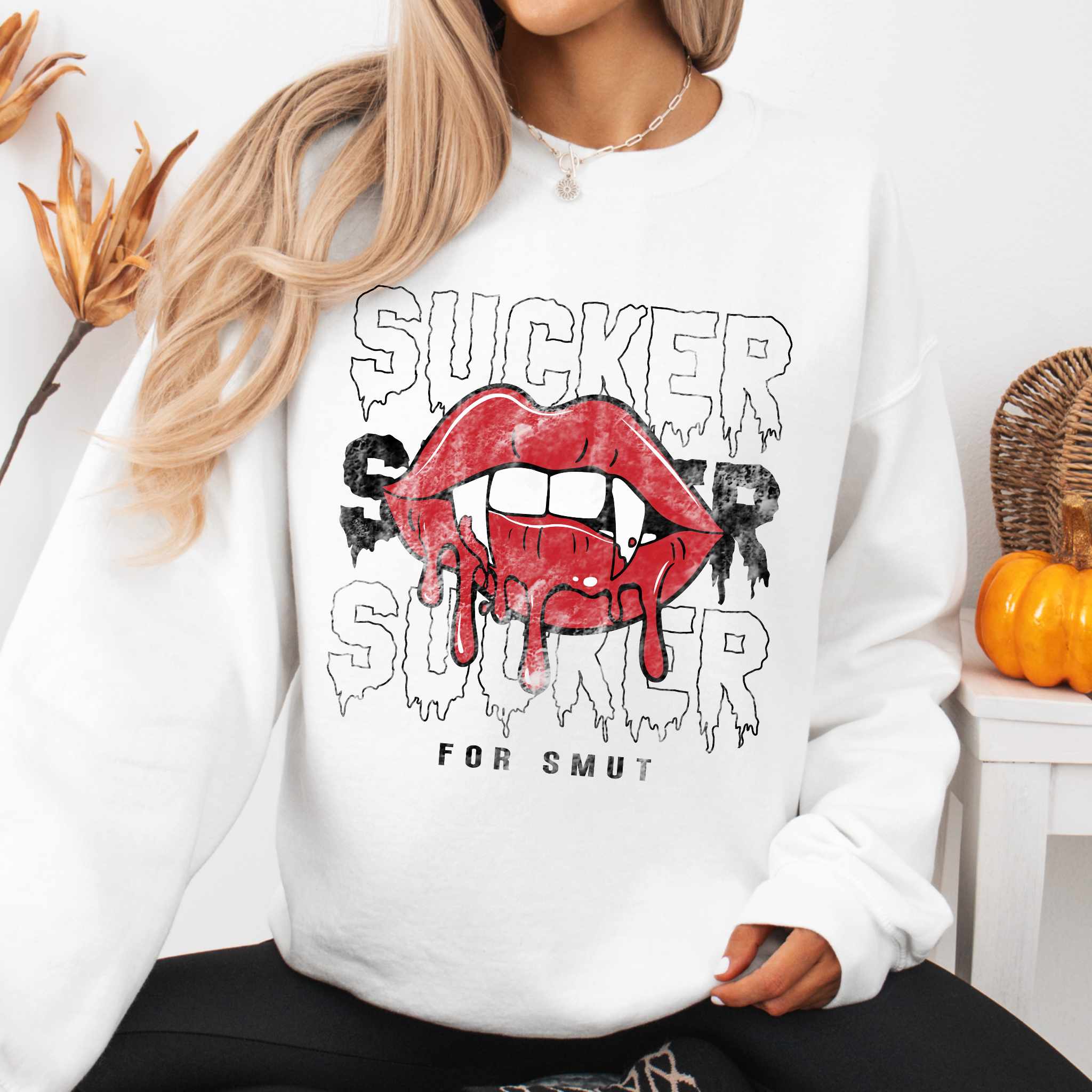 “Sucker for Smut” Crewneck Sweatshirt
