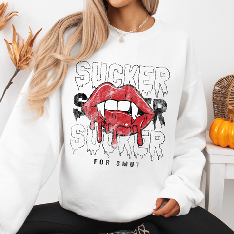 “Sucker for Smut” Crewneck Sweatshirt
