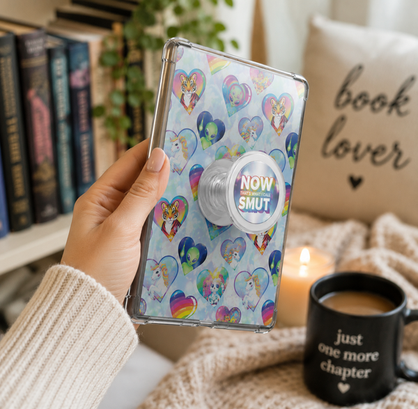 Kindle Accessory Bundle — Clear Case, Insert & Popsocket