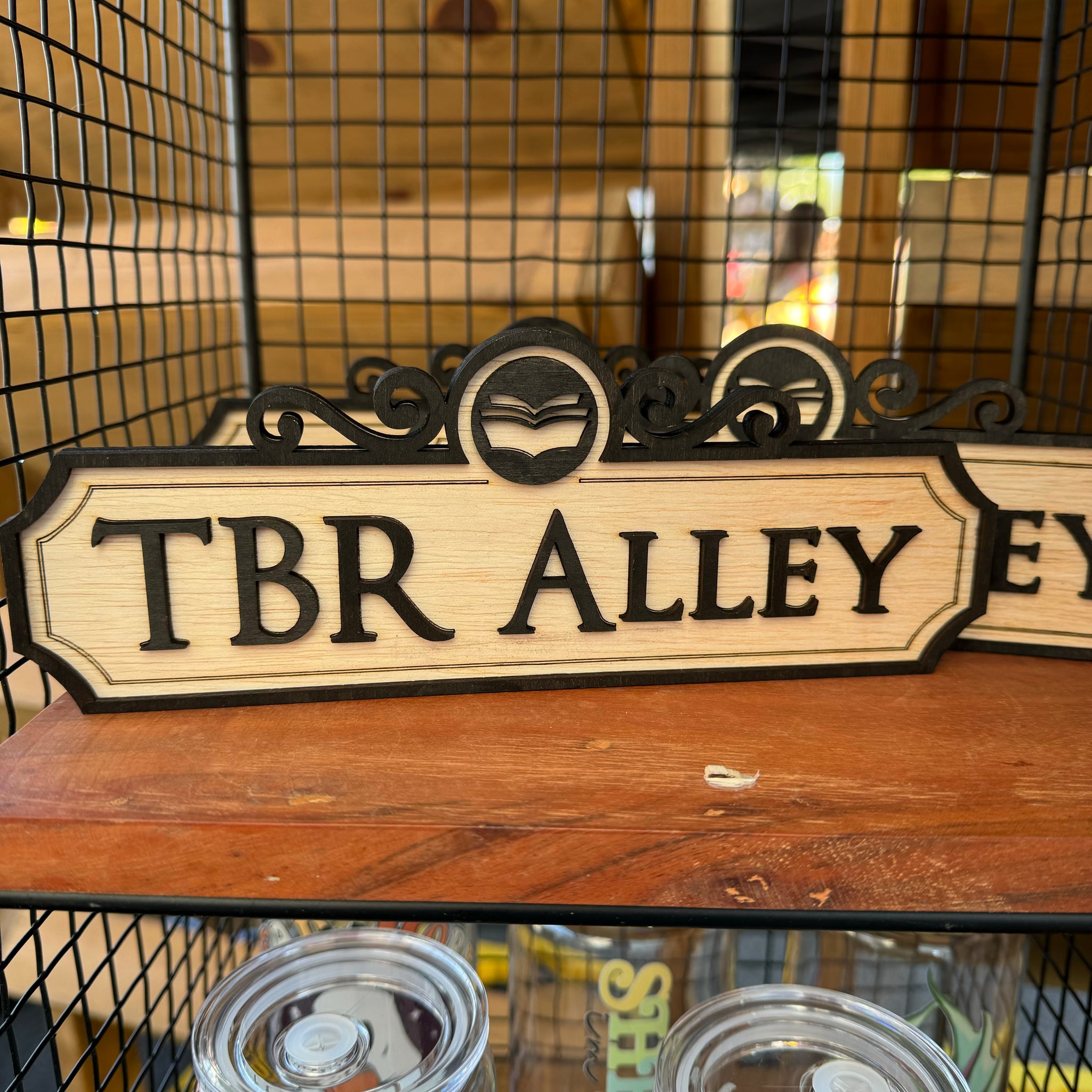 “TBR Alley” — Bookshelf Decor